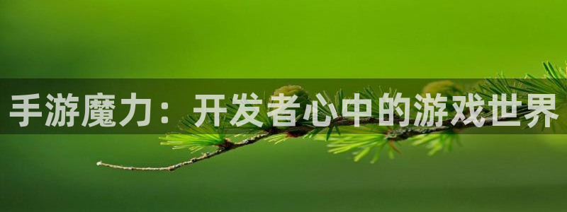 雷火电竞杀：手游魔力：开发者心中的游戏世界